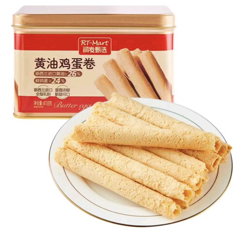 大润发代购RT-Mart黄油鸡蛋卷418g