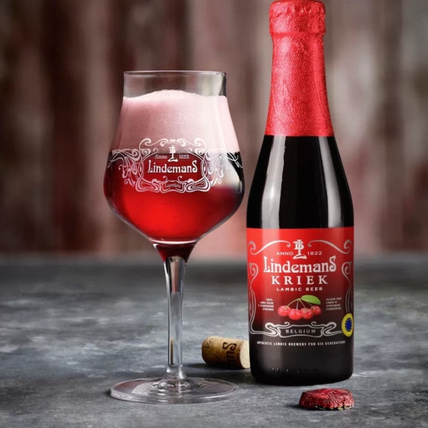 盒马代购 林德曼 桃子啤酒樱桃啤酒250ml比利时进口