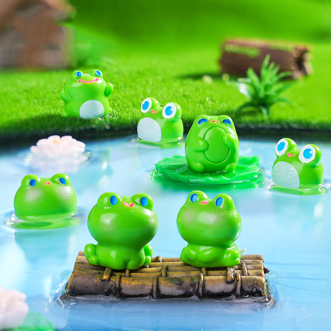 微景观创意可爱卡通小青蛙园艺造景 DIY装饰品迷你桌面树脂小摆件,家居饰品,装饰摆件,淘宝优惠券,粉丝福利购,淘宝优惠卷
