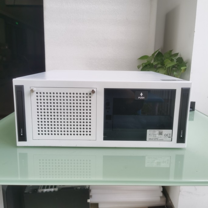 进口白色工控卧式标准ATX大主板电源MATX 4U工业服务器机箱