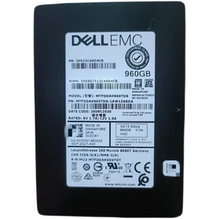 XMWMK 戴尔dell 960G EMC SATA SSD企业级服务器固态硬盘0XMWMK