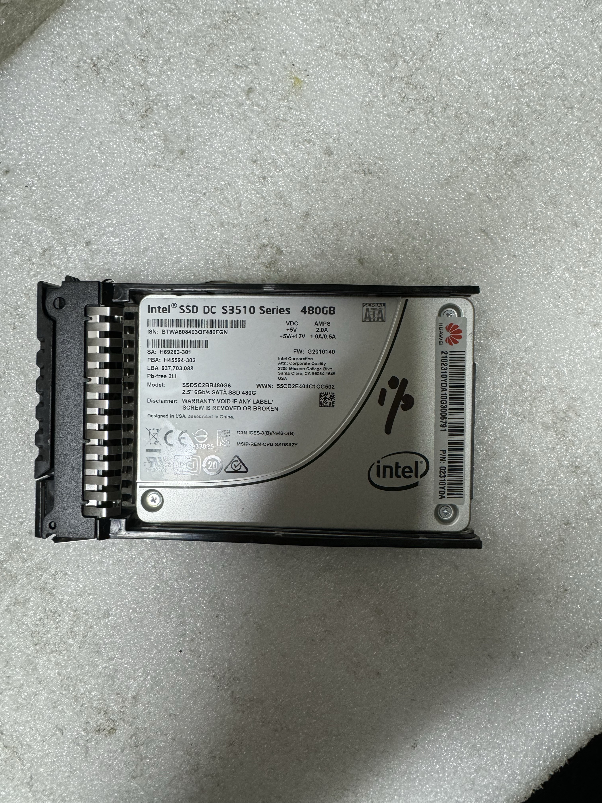 华为 5288 1288H 2288H 2488H V3 V5 1.2TB 10K SAS 02311HAN硬盘