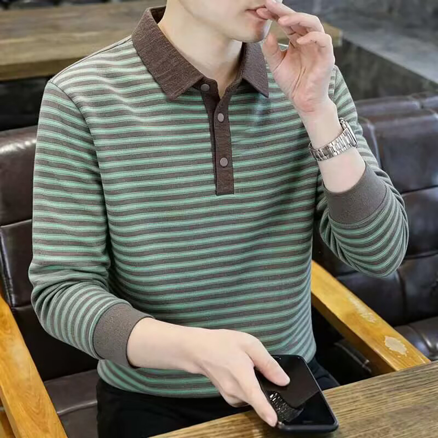 芸菲汇好物甄选男装潮流条纹