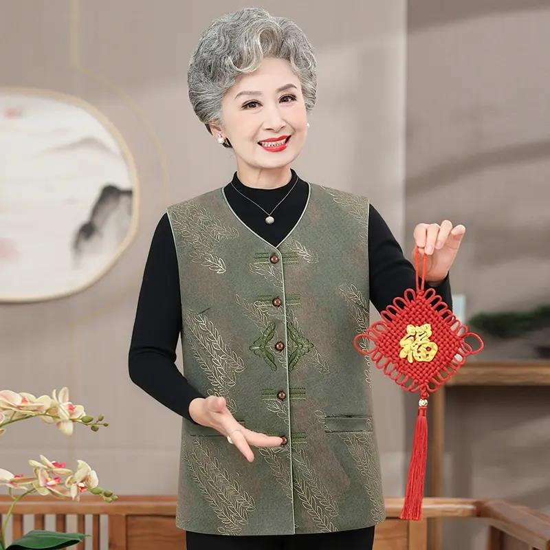 芊上妈妈装26025中老年人