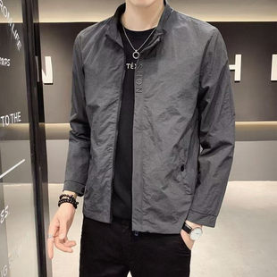 点击率男装专卖店2026男士春季新款宽松休闲外套韩版百搭夹克上衣