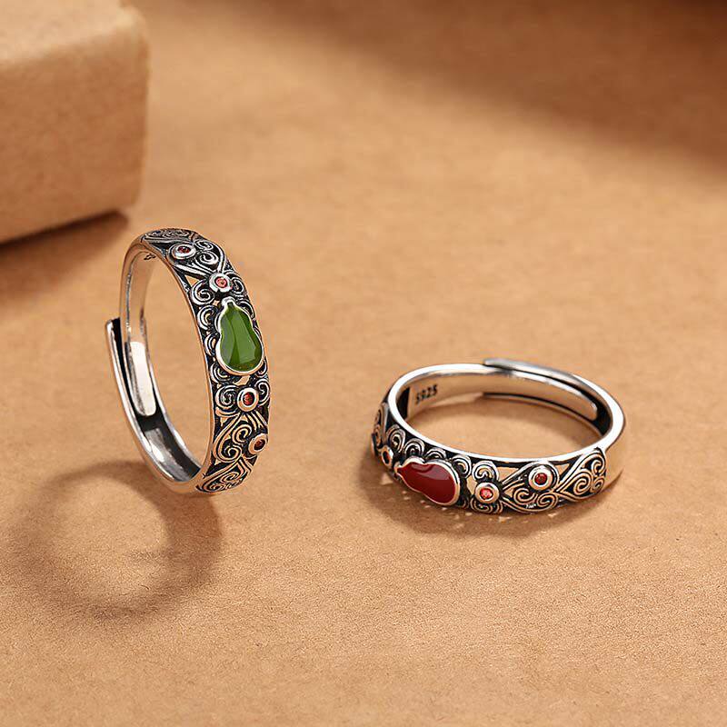 路途祥云福禄葫芦戒指简