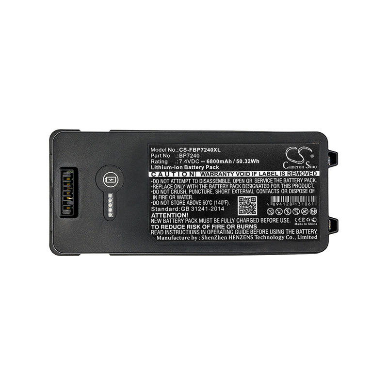 适用Fluke福禄克754 753 VIP2 1多功能校验仪电池BP7240大6800mAh