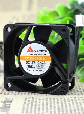 FD126025EB 全新 元山 6025 12V 0.42A 6厘米/CM 机箱电源风扇