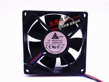 原装台达 8cm 8025双滚珠机箱电源风扇 12V 0.24A AFB0812H