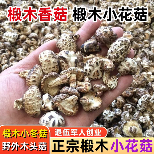 小花菇干货野生椴木香菇小香茹