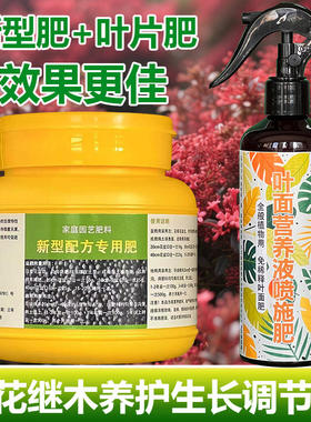 红花继木专用肥料树苗花盆景地栽专用土营养液叶面肥有机肥化肥料