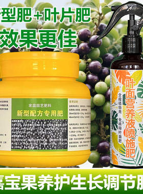 嘉宝果树专用肥料种植营养液发黄干枯萎边尖焦发黑落果掉叶面肥料
