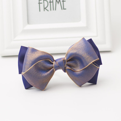 渐变蝴蝶结发夹馨梅发夹简约