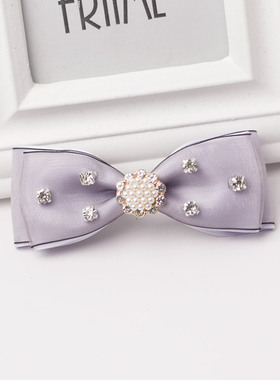 蝴蝶结发夹刘海日韩头饰后脑勺