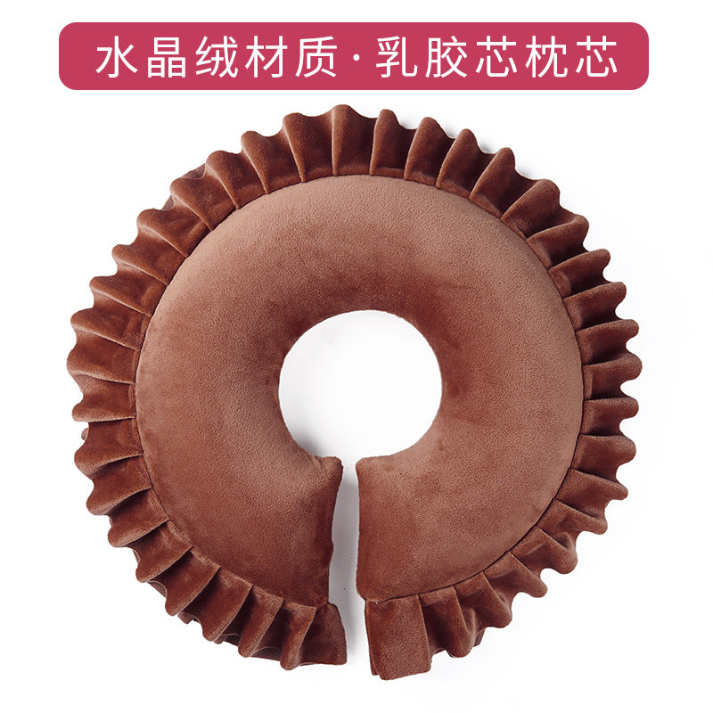 미용실 베개 마사지 미용 침대 베개 U 자형 베개 라텍스 베개 베개 마사지 침대 구멍 얼굴 쿠션 가슴 베개 발 베개