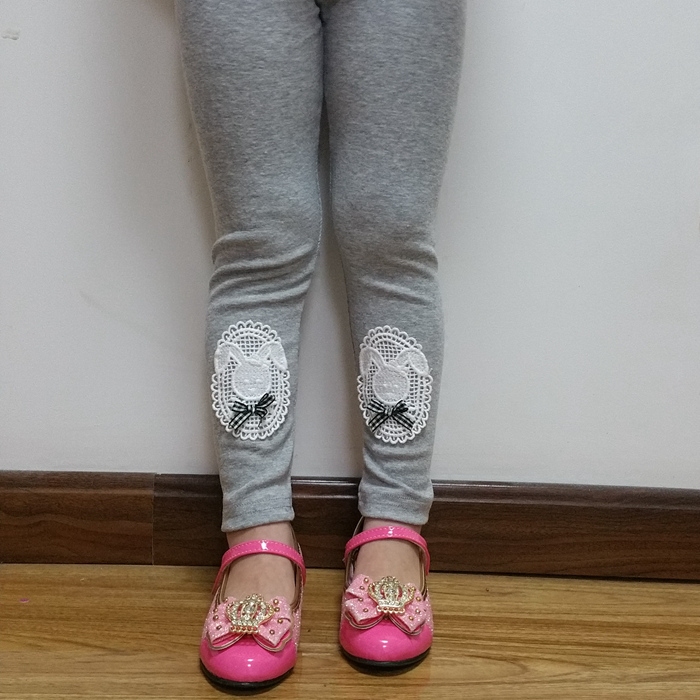 童装韩国进口春秋兔子纯棉打底裤