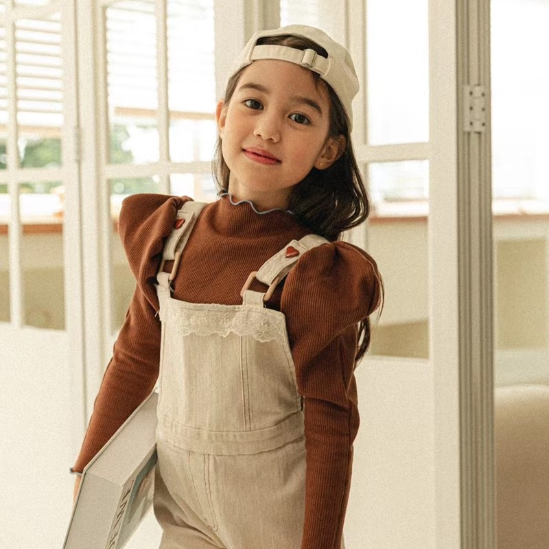 女童T恤韩国童装BerryBerry2021冬季大童花边领纯色加绒加厚长袖,童装/婴儿装/亲子装,T恤,淘宝优惠券,粉丝福利购,淘宝优惠卷