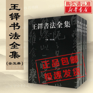 王铎书法全集1 5普及本中国书法艺术收藏本行草书笔技法临摹字帖诗卷赏析鉴赏书籍河南美术出版 社书法篆刻字帖书籍