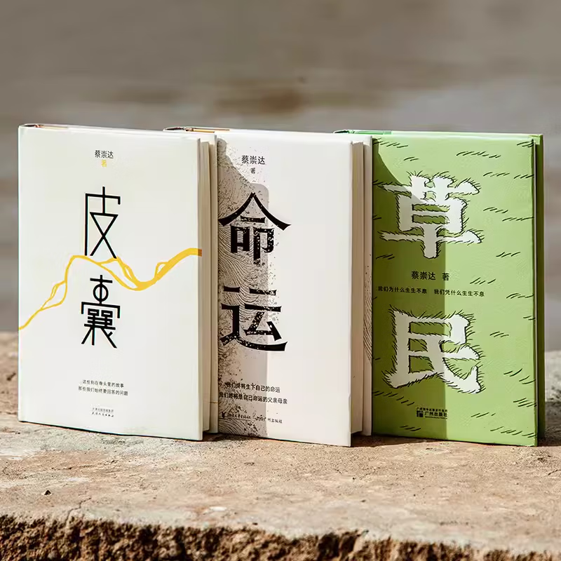 蔡崇达金色故乡三部曲:皮囊+命运+草民 蔡崇达 金色典藏版 海边小镇 普通人坚韧的生命力 中国当代文学 畅销书 新华正版