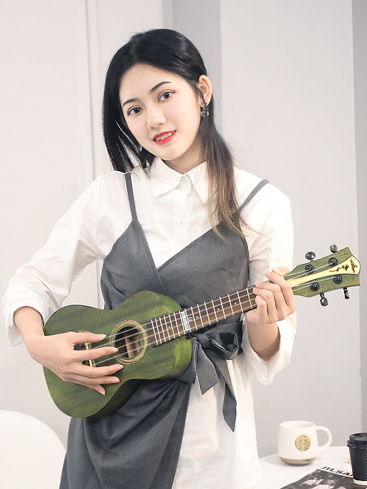 吉他手单板尤克里里女孩模型初学者儿童小吉他23 26英寸尤克里里