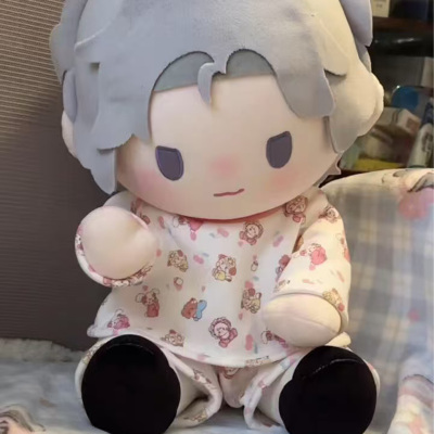 40cm棉花娃娃秋冬加绒睡衣套装替换装坐姿一番无属性公仔玩偶娃衣