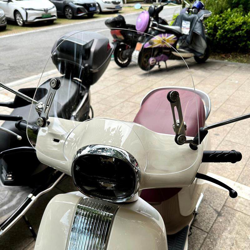 适用五羊本田NW F125改装风挡F125前挡风板玻璃复古防风板挡雨板,电动车/配件/交通工具,电动车挡风被,淘宝优惠券,粉丝福利购,淘宝优惠卷