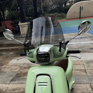 适用于铃木US125风挡改装 配件挡风罩踏板摩托车挡雨板前挡风玻璃