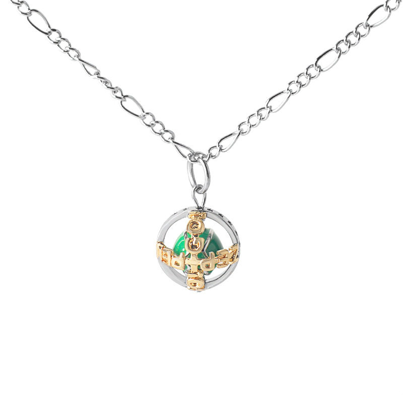 动漫周边 jojo的奇妙冒险 飙马野郎 杰洛齐贝林铁球回转项链配饰