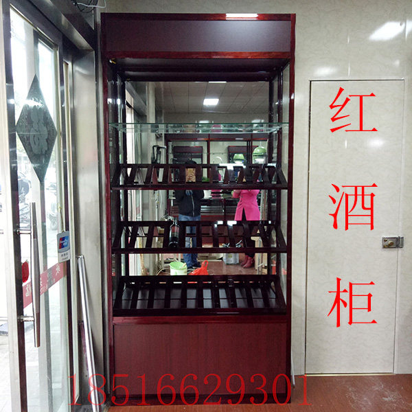 精品展示柜超市烟酒店展示柜货架红酒展示柜样品展示柜酒柜陈列i.