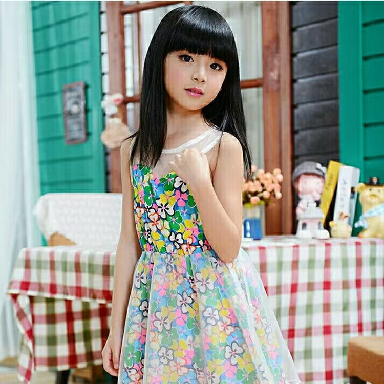 假发直发公主假发女孩长直发宝宝假发女童韩版自然小孩学生假发套