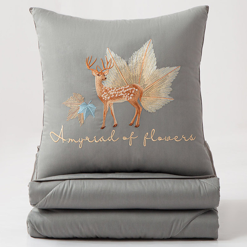 全棉喷气纯棉抱枕被子两用二一汽车折叠枕头被办公室午睡空调被,居家布艺,抱枕被,淘宝优惠券,粉丝福利购,淘宝优惠卷