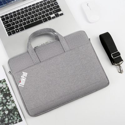 适用联想ThinkPad  E495翼E480 E490笔记本电脑包手提袋加绒14英寸单肩轻便通勤