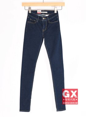 国内Levis李维斯 17780-0014 710女紧身提臀原色小脚牛仔裤