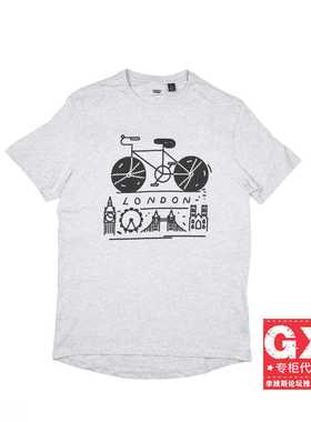 专柜正品levis 李维斯 16211-0015 骑行休闲 灰色 短袖T恤 反光