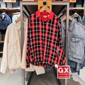 李维斯 女格子红刘雯长袖 LEVIS 专柜正品 18288 0000 休闲衬衣衬衫