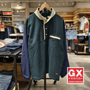 0000 休闲加绒连帽POLO卫衣外套A3316 专柜正品 Levis李维斯男长袖