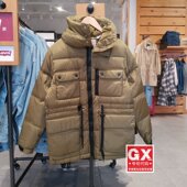 男士 Levis李维斯A3273 0001休闲军绿色半高双层领 羽绒服
