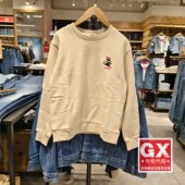 正品 0000 卫衣0015S levis李维斯2024秋 LOGO刺绣女士宽松纯棉长袖