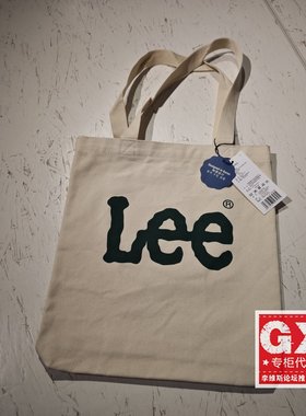 LEE LOGO单肩男女款帆布拼色大容量手提包LUA006463203242-A04903
