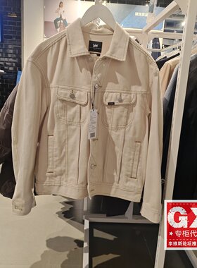 Lee专柜正品 2024秋冬男款牛仔夹克外套LMT008851100194-97W000