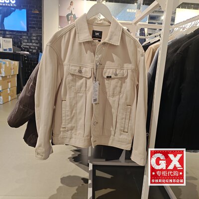Lee专柜正品 2024秋冬男款牛仔夹克外套LMT008851100194-97W000