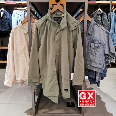36092-0000男士薄连帽中长夹克