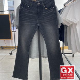 专柜正品levis李维斯725高腰微喇灰黑女水洗加绒牛仔裤18759-0296