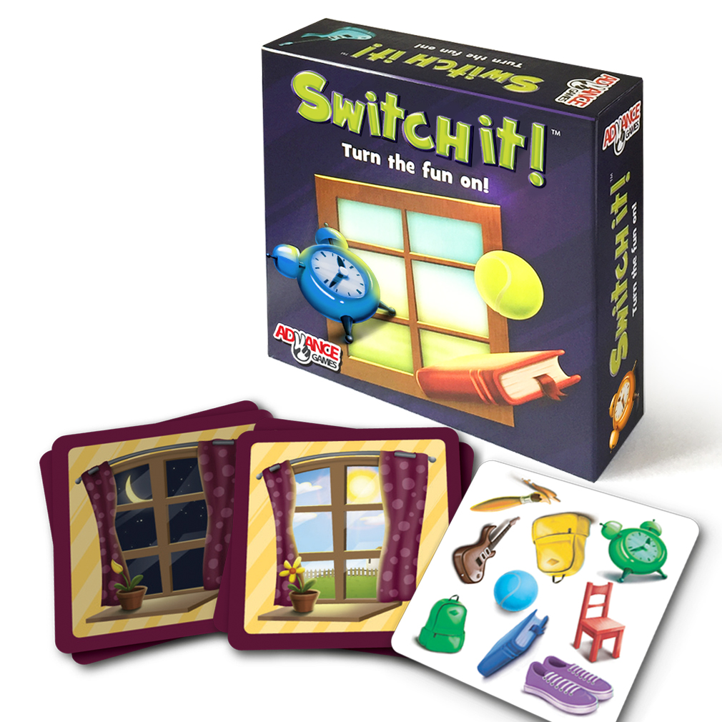 正品 foxmind 智力桌面游戏 儿童益智玩具 智争朝夕switch it卡牌