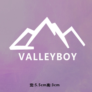 烫画图案新款valleyboy山峰烫画贴印花衣服热转印白墨烫画