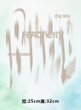 烫画图案新款时尚feathery模糊烫画贴印花衣服热转印白墨烫画布贴