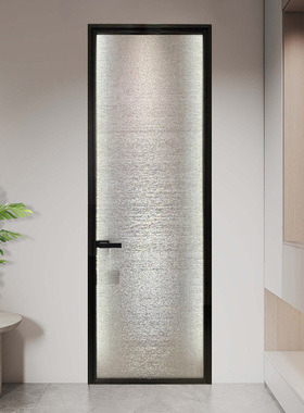 极窄卫生间门铝合金厨房浴室洗手间平开专用厕所门新款玻璃门家用