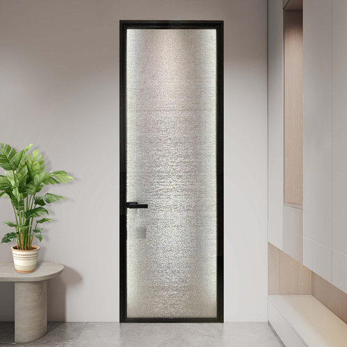 极窄卫生间门铝合金厨房浴室洗手间平开专用厕所门新款玻璃门家用