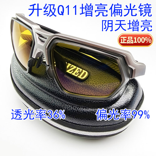 高清钓鱼专用偏光镜蓝膜眼镜夹片