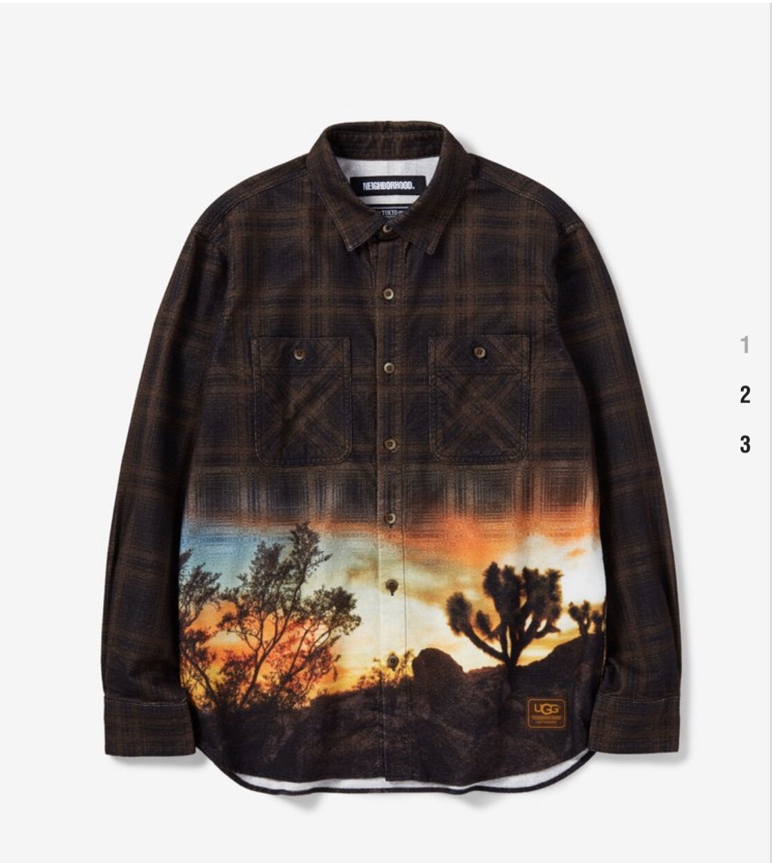 neighborhood x ugg 联名衬衫 男女同款